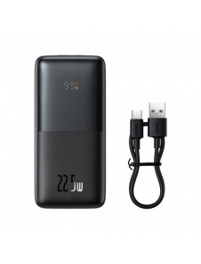 Baseus Bipow Pro power bank 10000mAh 22.5W + USB cable 3A 0.3m black (PPBD040001)