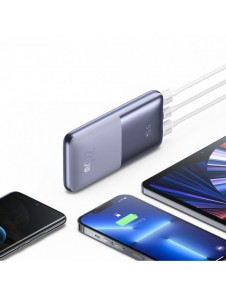 Baseus Bipow Pro power bank 10000mAh 22.5W + USB cable 3A 0.3m purple (PPBD040005)