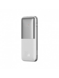 Baseus Bipow Pro power bank 10000mAh 22.5W + USB cable 3A 0.3m white (PPBD040002)