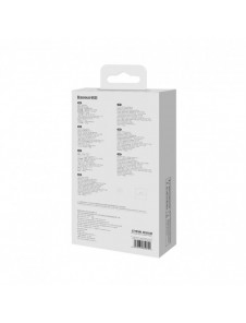 Baseus Bipow Pro power bank 10000mAh 22.5W + USB cable 3A 0.3m white (PPBD040002)