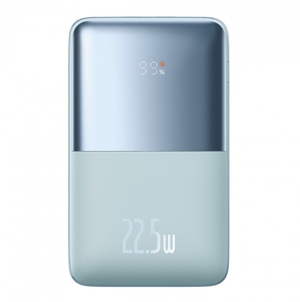 Baseus Bipow Pro Power Bank 20000mAh 22.5W blue with USB Type A - USB Type C 3A 0.3m cable (PPBD040303)