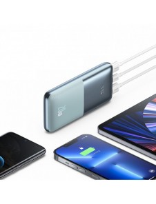 Baseus Bipow Pro powerbank 10000mAh 20W + USB cable 3A 0.3m blue (PPBD040103)