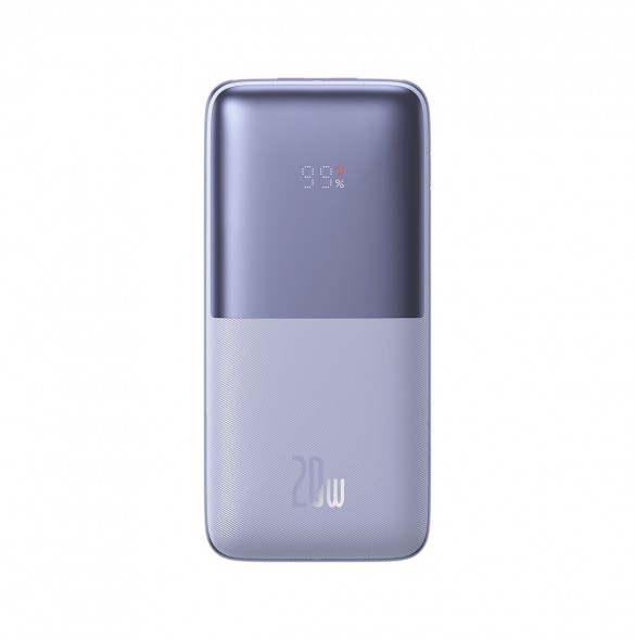 Baseus Bipow Pro powerbank 10000mAh 20W + USB cable 3A 0.3m purple (PPBD040105)