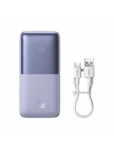 Baseus Bipow Pro powerbank 10000mAh 20W + USB cable 3A 0.3m purple (PPBD040105)