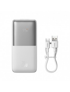 Baseus Bipow Pro powerbank 10000mAh 20W + USB cable 3A 0.3m white (PPBD040102)