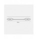 Baseus Magnetic Bracket powerbank med trådlös laddning MagSafe 10000mAh 20W Overseas Edition rosa (PPCX000204) + USB Type C-kabe