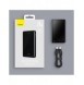 Baseus Magnetic Bracket powerbank med trådlös laddning MagSafe 10000mAh 20W Overseas Edition rosa (PPCX000204) + USB Type C-kabe