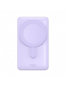 Baseus Magnetic Bracket Trådlös snabbladdning Power Bank 10000mAh 20W LilaďĽMed Xiaobai-serien snabbladdningskabel Typ-C till Ty