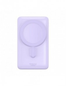Baseus Magnetic Bracket Trådlös snabbladdning Power Bank 10000mAh 20W LilaďĽMed Xiaobai-serien snabbladdningskabel Typ-C till Ty