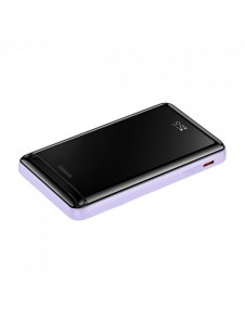 Baseus Magnetic Bracket Trådlös snabbladdning Power Bank 10000mAh 20W LilaďĽMed Xiaobai-serien snabbladdningskabel Typ-C till Ty