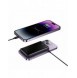 Baseus Magnetic Bracket Trådlös snabbladdning Power Bank 10000mAh 20W LilaďĽMed Xiaobai-serien snabbladdningskabel Typ-C till Ty