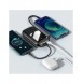Baseus Qpow Digital Display powerbank med snabbladdning 20000mAh 20W QC/PD/SCP/FCP med inbyggd Lightning-kabel svart