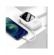 Baseus Qpow Digital Display Power Bank med snabbladdning 20000mAh 20W QC/PD/SCP/FCP med inbyggd Lightning-kabel Vit