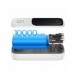 Baseus Qpow Digital Display powerbank med snabbladdning 10000mAh 22,5W QC/PD/SCP/FCP med inbyggd USB-C-kabel vit