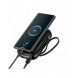 Baseus Qpow Digital Display powerbank med snabbladdning 20000mAh 22,5W QC/PD/SCP/FCP med inbyggd USB-C-kabel svart