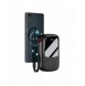 Baseus Qpow Digital Display powerbank med snabbladdning 20000mAh 22,5W QC/PD/SCP/FCP med inbyggd USB-C-kabel svart