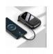 Baseus Qpow Digital Display powerbank med snabbladdning 20000mAh 22,5W QC/PD/SCP/FCP med inbyggd USB-C-kabel svart