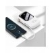 Baseus Qpow Digital Display powerbank med snabbladdning 20000mAh 22,5W QC/PD/SCP/FCP med inbyggd USB-C-kabel vit