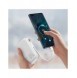 Baseus Qpow Digital Display powerbank med snabbladdning 20000mAh 22,5W QC/PD/SCP/FCP med inbyggd USB-C-kabel vit