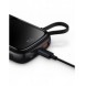 Baseus Qpow powerbank 10000mAh inbyggd USB Type-C-kabel 22,5W Snabbladdning SCP AFC FCP vit (PPQD020102)
