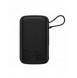 Baseus Qpow powerbank 10000mAh inbyggd Lightning-kabel 20W Snabbladdning SCP AFC FCP svart (PPQD020001)