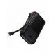 Baseus Qpow powerbank 10000mAh inbyggd Lightning-kabel 20W Snabbladdning SCP AFC FCP svart (PPQD020001)