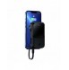 Baseus Qpow powerbank 10000mAh inbyggd Lightning-kabel 20W Snabbladdning SCP AFC FCP svart (PPQD020001)