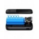 Baseus Qpow powerbank 10000mAh inbyggd Lightning-kabel 20W Snabbladdning SCP AFC FCP svart (PPQD020001)