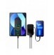Baseus Qpow powerbank 10000mAh inbyggd Lightning-kabel 20W Snabbladdning SCP AFC FCP svart (PPQD020001)