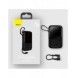 Baseus Qpow powerbank 10000mAh inbyggd Lightning-kabel 20W Snabbladdning SCP AFC FCP svart (PPQD020001)