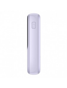 Baseus Qpow powerbank 10000mAh inbyggd USB Type-C-kabel 22,5W Snabbladdning SCP AFC FCP lila (PPQD020105)