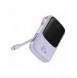 Baseus Qpow powerbank 10000mAh inbyggd USB Type-C-kabel 22,5W Snabbladdning SCP AFC FCP lila (PPQD020105)