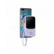 Baseus Qpow powerbank 10000mAh inbyggd USB Type-C-kabel 22,5W Snabbladdning SCP AFC FCP lila (PPQD020105)