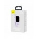 Baseus Qpow powerbank 10000mAh inbyggd USB Type-C-kabel 22,5W Snabbladdning SCP AFC FCP lila (PPQD020105)