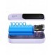 Baseus Qpow powerbank 10000mAh inbyggd USB Type-C-kabel 22,5W Snabbladdning SCP AFC FCP lila (PPQD020105)