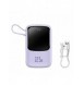 Baseus Qpow powerbank 10000mAh inbyggd USB Type-C-kabel 22,5W Snabbladdning SCP AFC FCP lila (PPQD020105)