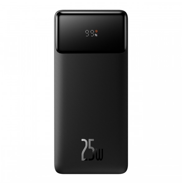 Powerbank 20000mAh USB / USB C 25W PD QC + USB C 60W Cable Baseus Bipow - svart