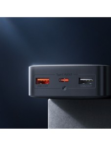 Powerbank 20000mAh USB / USB C 25W PD QC + USB C 60W Cable Baseus Bipow - svart