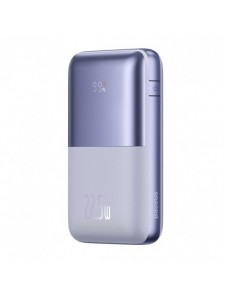 Powerbank Baseus Bipow Pro 20000mAh 22,5W lila med USB Typ A - USB Typ C 3A 0,3m kabel (PPBD030005)