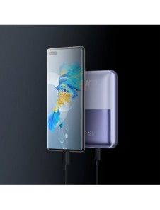 Powerbank Baseus Bipow Pro 20000mAh 22,5W lila med USB Typ A - USB Typ C 3A 0,3m kabel (PPBD030005)