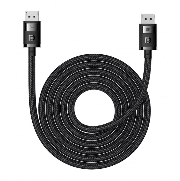 DisplayPort 8K 60Hz Kabel 5m Baseus High Definition Series - svart