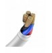 Baseus 2x USB-kabel - Blixtsnabb laddning Power Delivery 1,5 m vit (TZCALZJ-02)