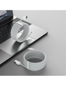 Baseus 2x USB-kabel - Blixtsnabb laddning Power Delivery 1,5 m vit (TZCALZJ-02)