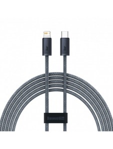 Baseus-kabel för iPhone USB Typ C - Lightning 2m, Strömförsörjning 20W grå (CALD000116)