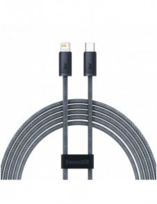 Baseus-kabel för iPhone USB Typ C - Lightning 2m, Strömförsörjning 20W grå (CALD000116)