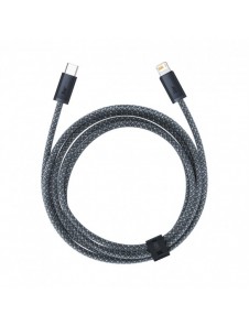 Baseus-kabel för iPhone USB Typ C - Lightning 2m, Strömförsörjning 20W grå (CALD000116)