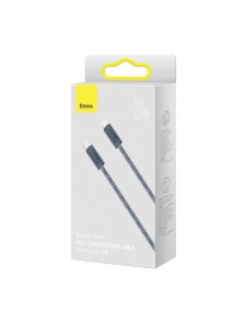 Baseus-kabel för iPhone USB Typ C - Lightning 2m, Strömförsörjning 20W grå (CALD000116)