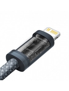 Baseus-kabel för iPhone USB Typ C - Lightning 2m, Strömförsörjning 20W grå (CALD000116)