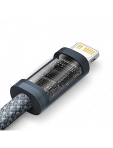 Baseus-kabel för iPhone USB Typ C - Lightning 2m, Strömförsörjning 20W grå (CALD000116)