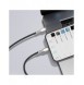 Baseus Cafule Metal Datakabel USB Typ C - Lightning 20 W Strömförsörjning 1 m svart (CATLJK-A01)